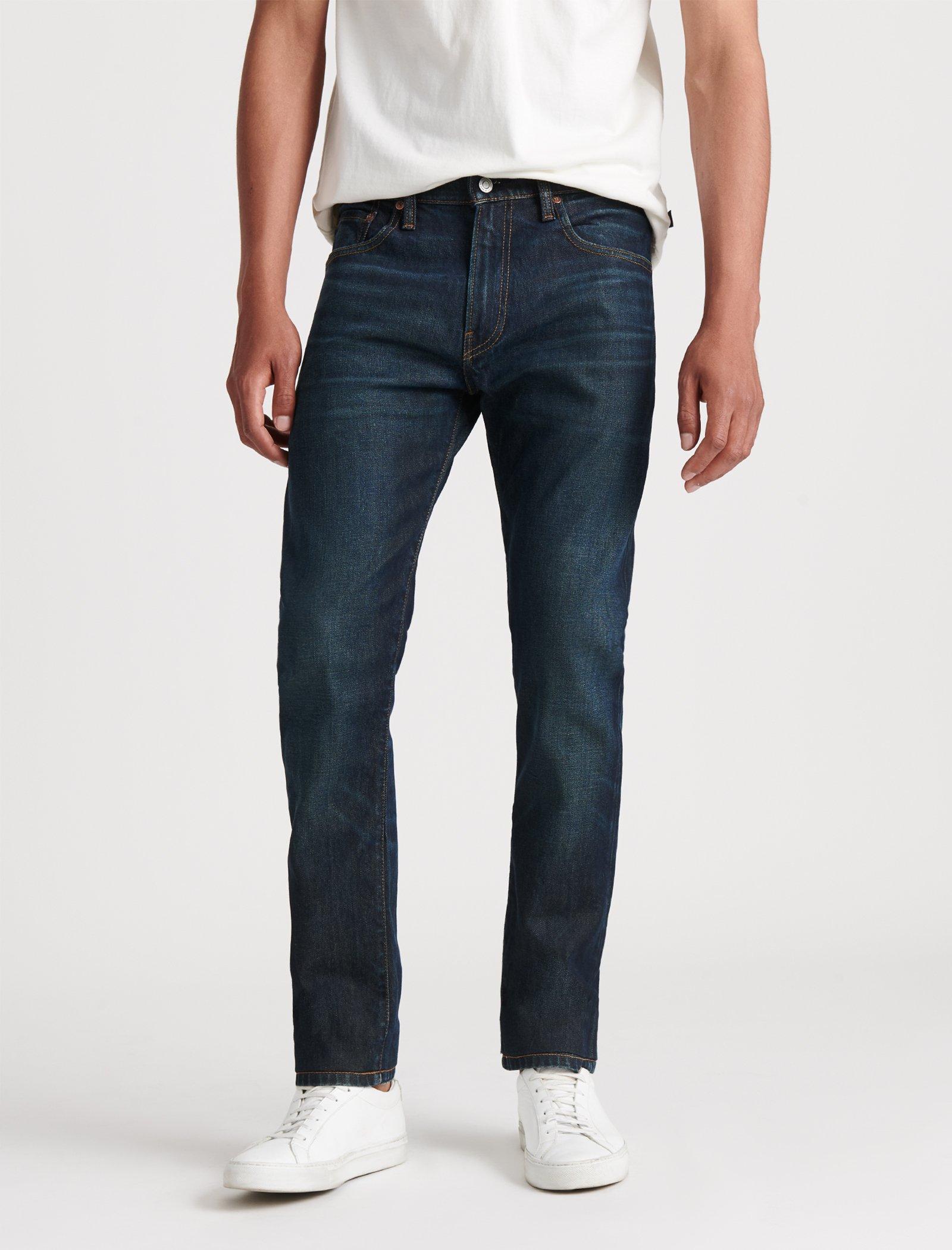 lucky brand tapered jeans