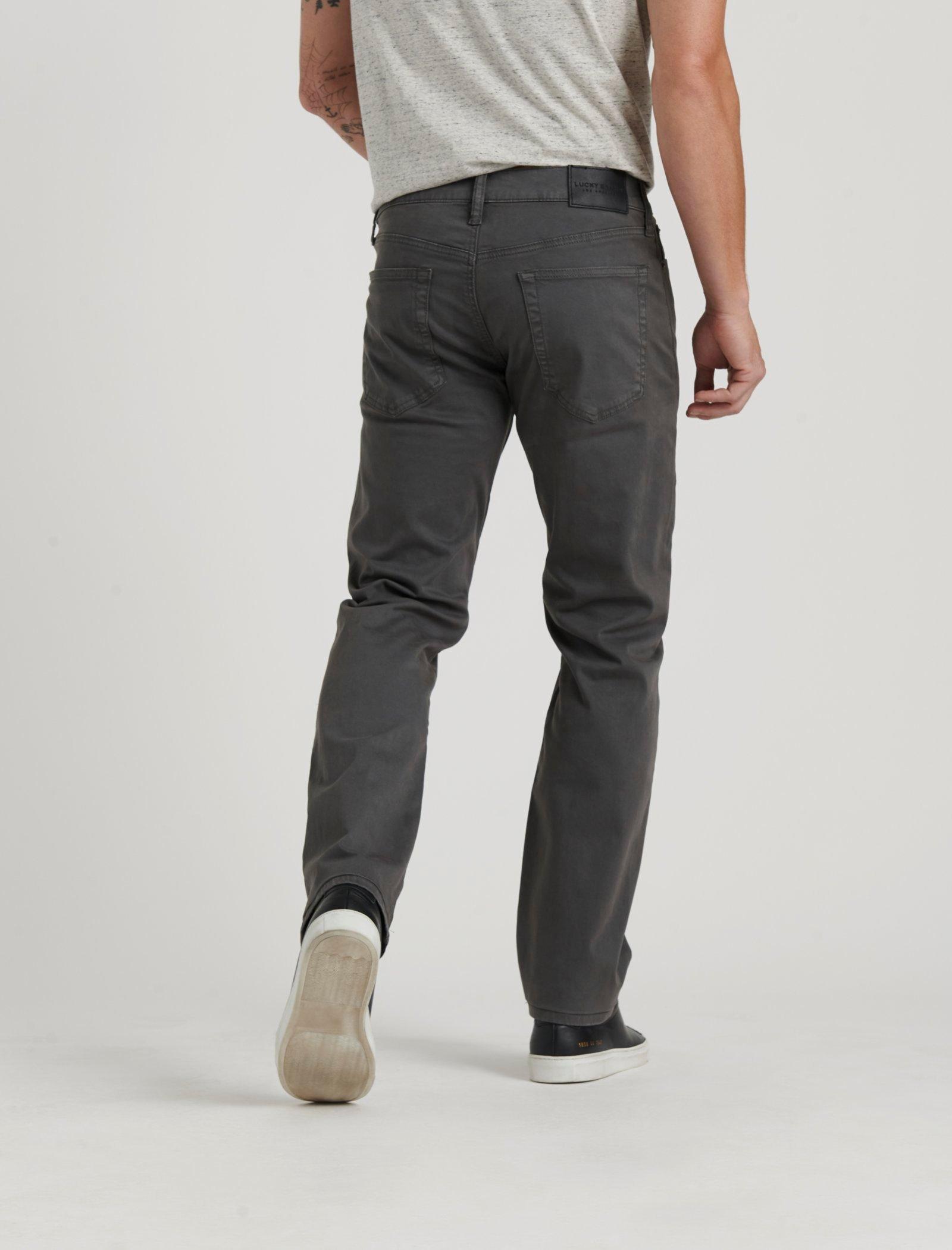 Lucky Brand Men's 121 Slim Straight Sateen Jeans Pants in