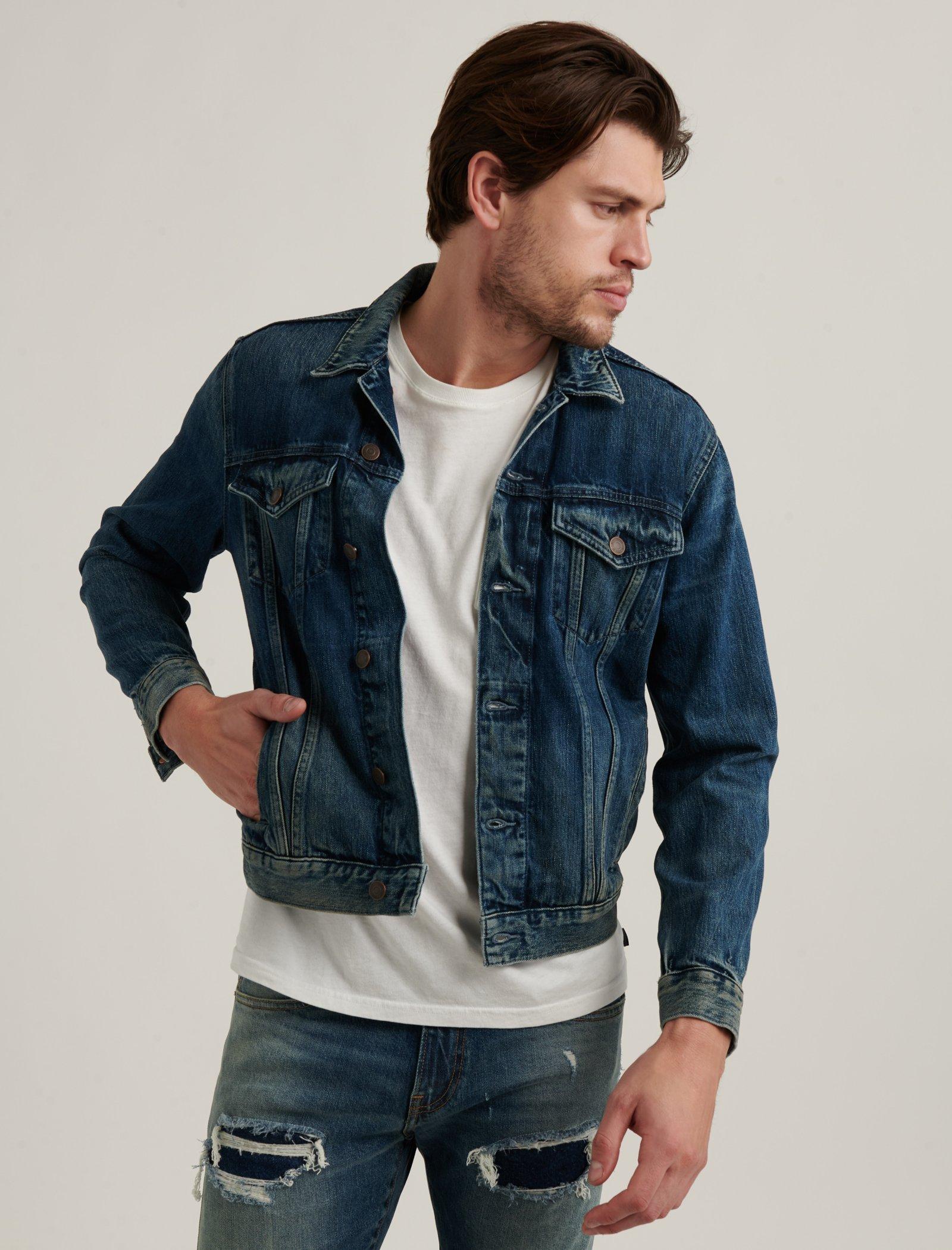 lucky brand jean jacket with fur