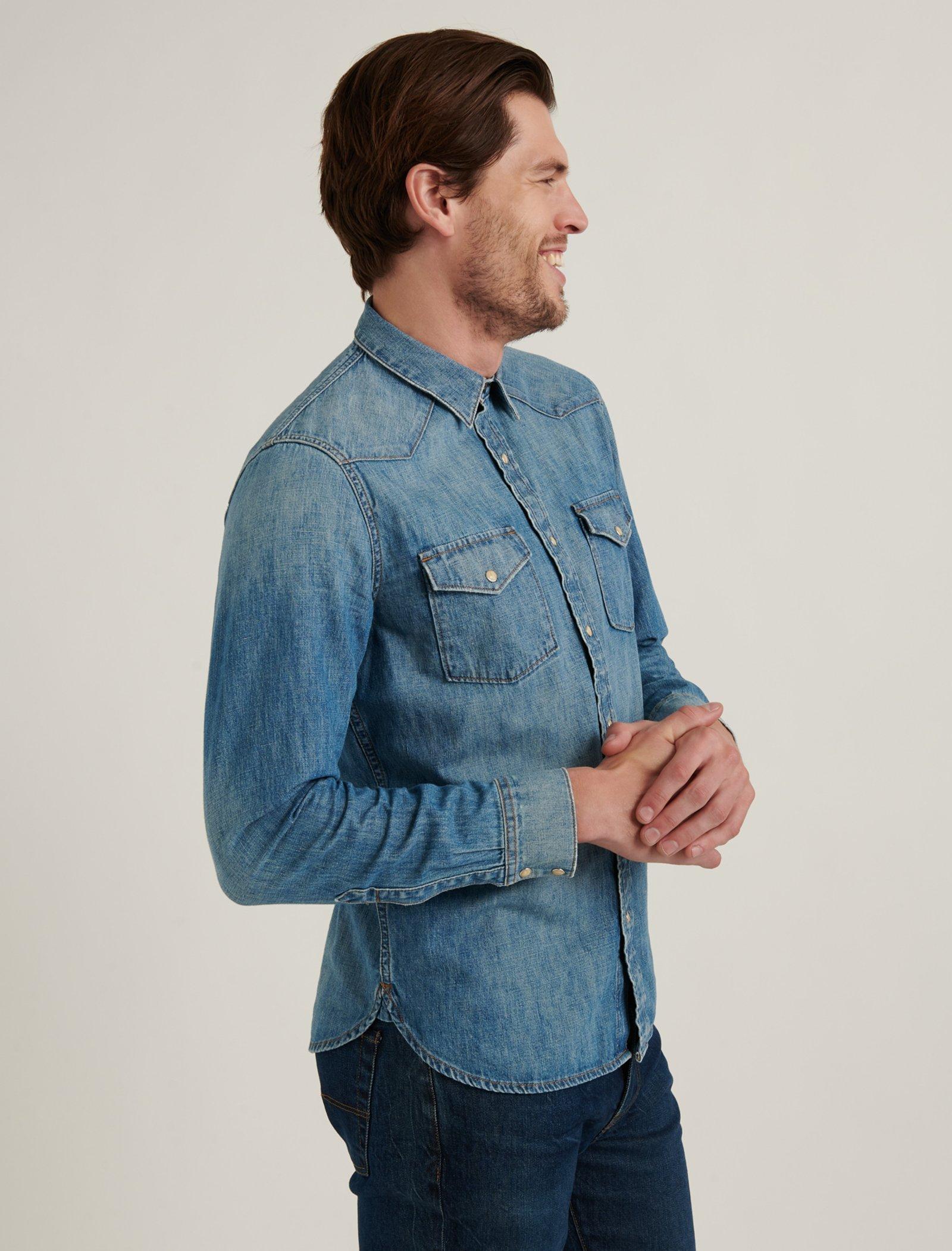 lucky brand denim shirts & tops