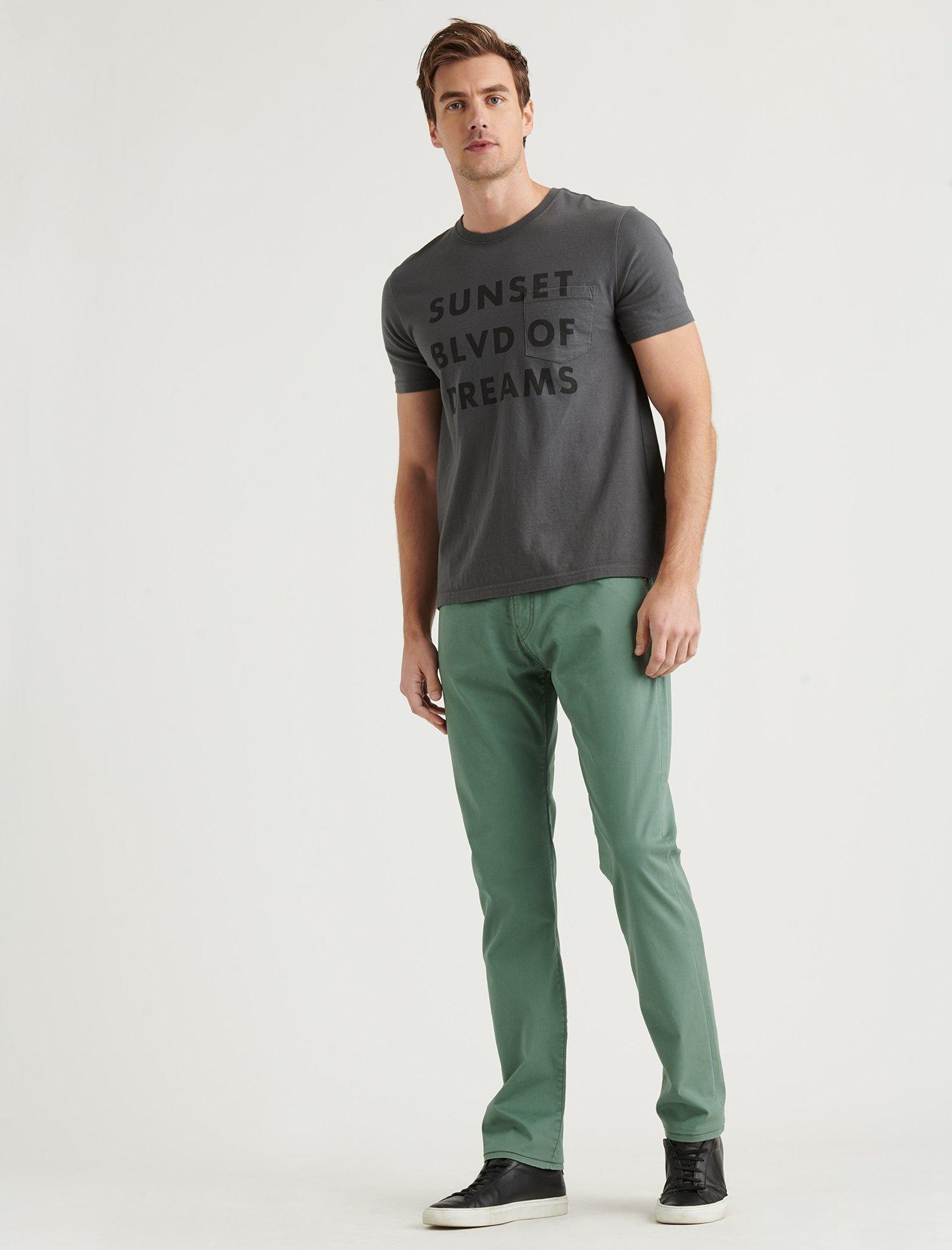 olive green jeans for men