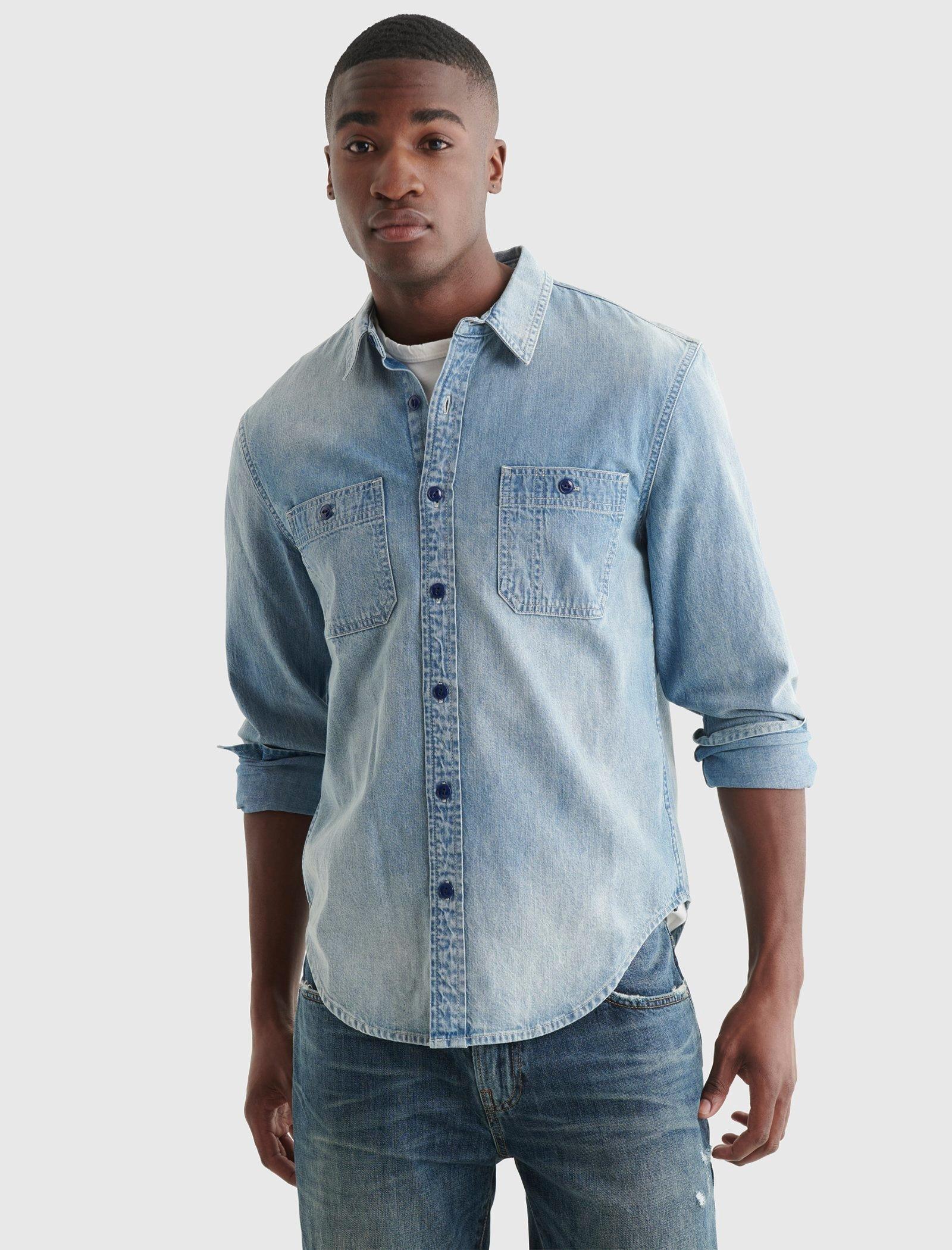 lucky brand denim shirts & tops