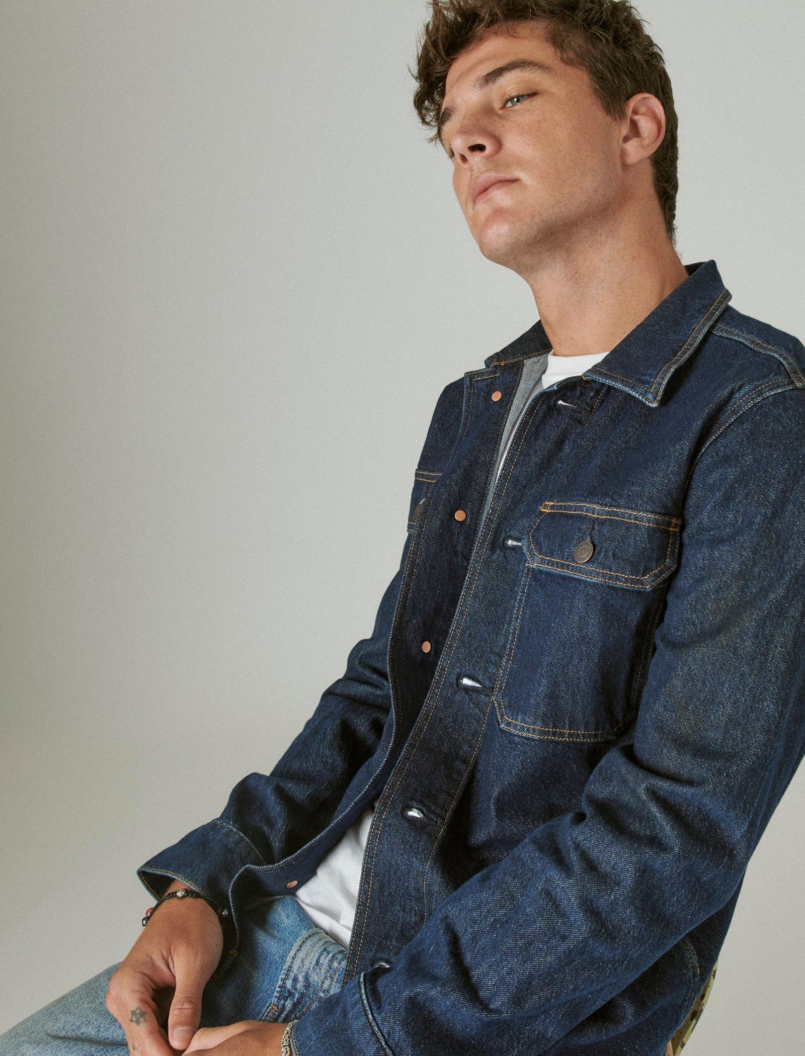 mens denim utility jacket