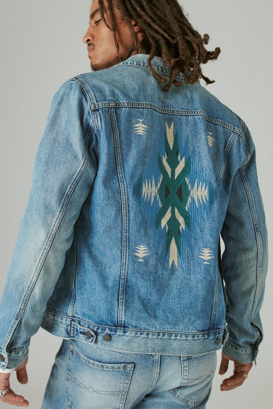 EMBROIDERED TRUCKER JACKET, image 2
