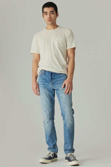 ASOS Denim Stretch Tapered Jeans in Blue for Men Mens Clothing Jeans Tapered jeans 