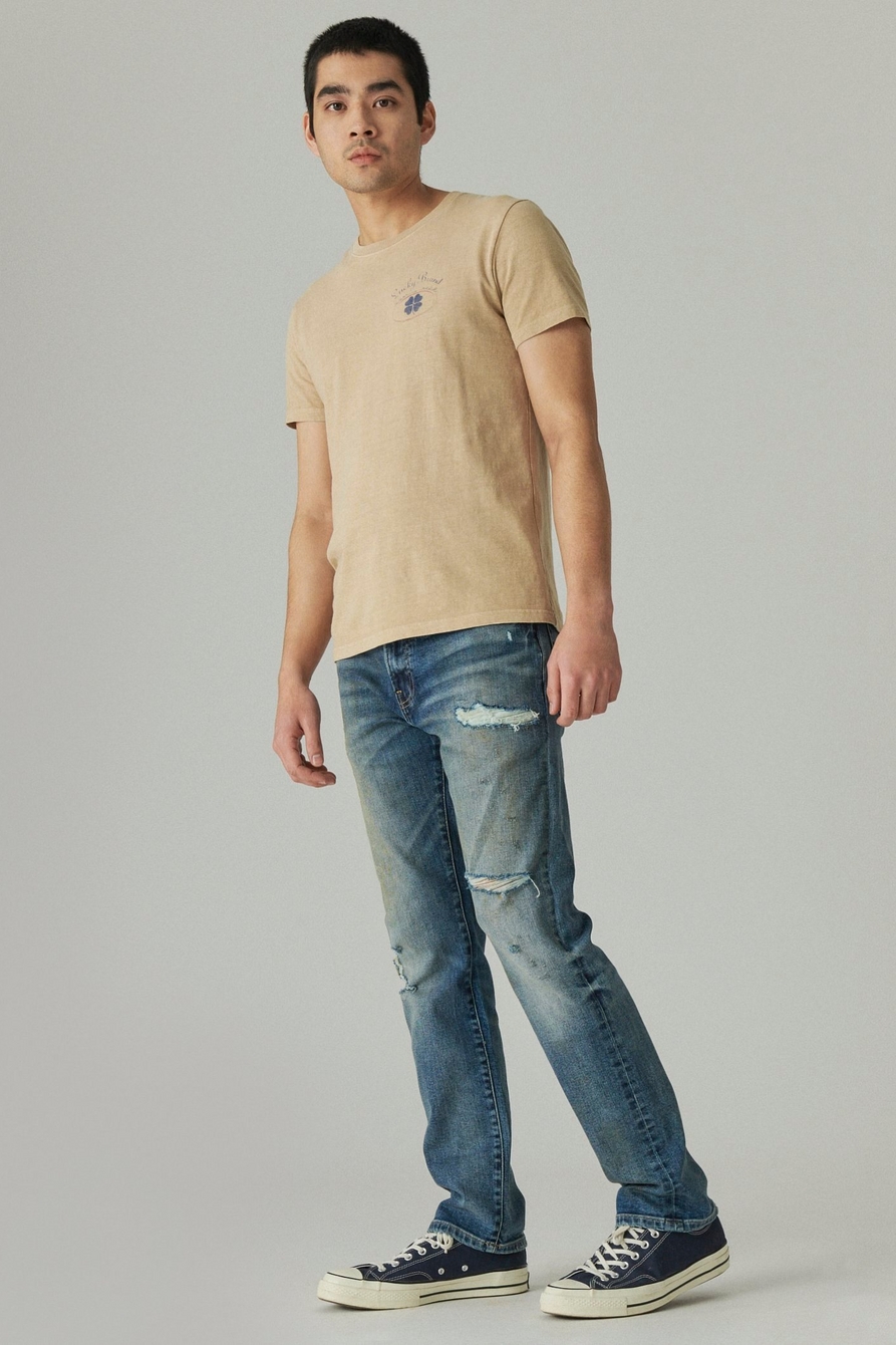 Mens Lucky Brand Jeans 410 Straight Athletic Straight Fit 40W 30L Blue –  Moda pé no chão