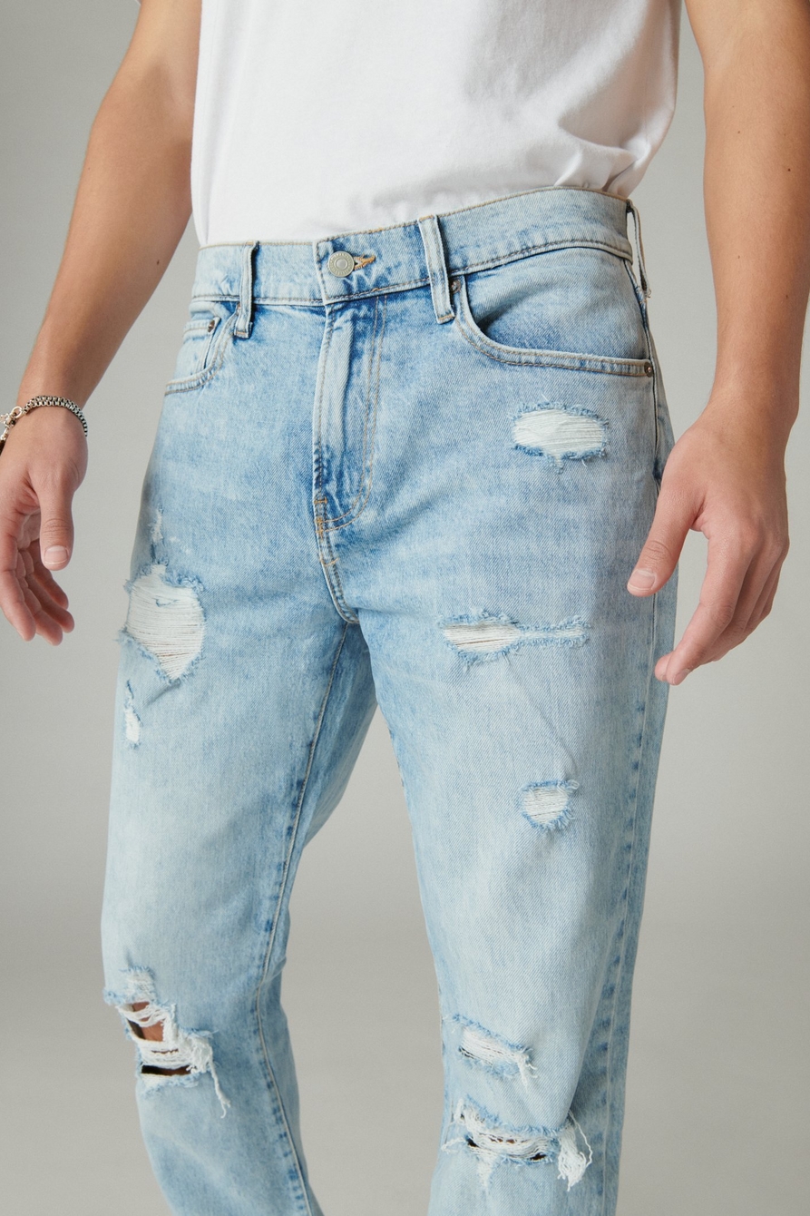 Buy Lucky Brand men 410 athletic slim fit jeans navy Online