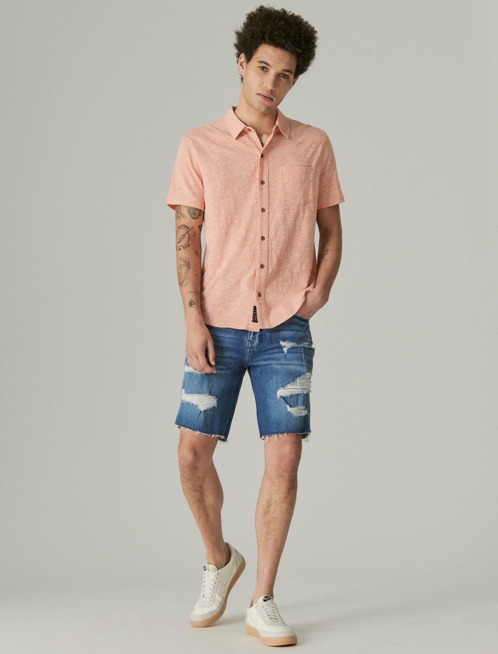 lucky brand men's denim shorts