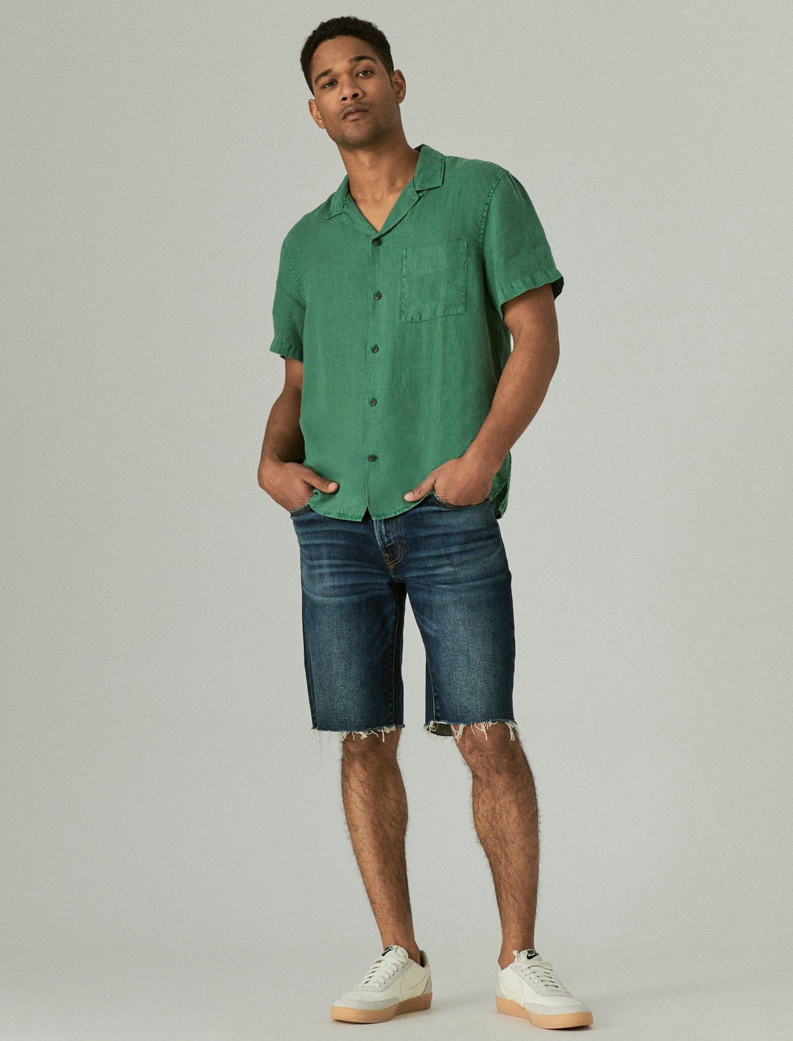 lucky brand jean shorts mens