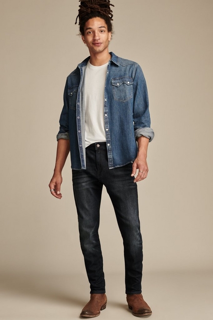 Tapered Jeans for Men, Black, Blue & More