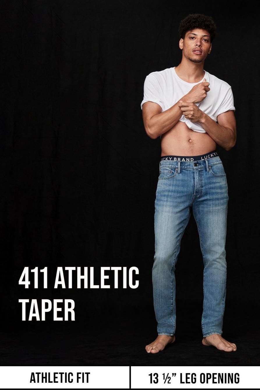 Lucky Brand Men's 411 Athletic Taper