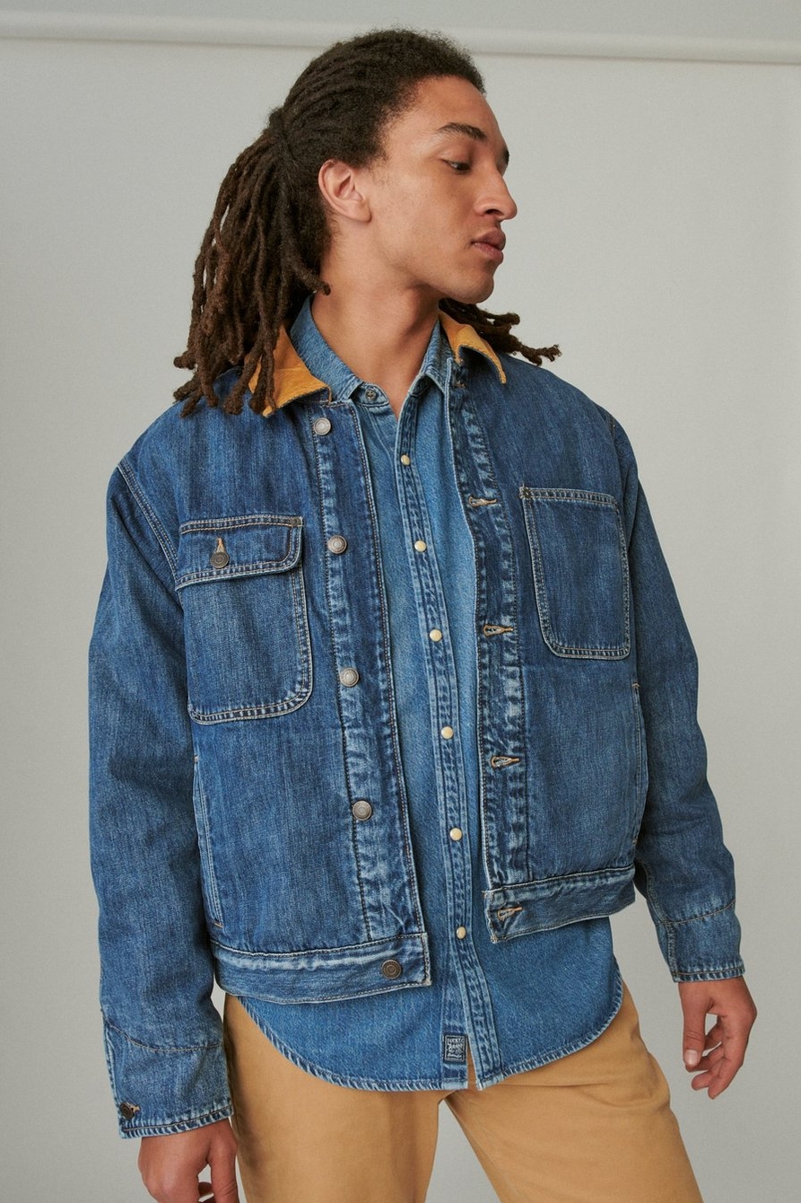 FLANNEL LINED DENIM JACKET | Lucky Brand