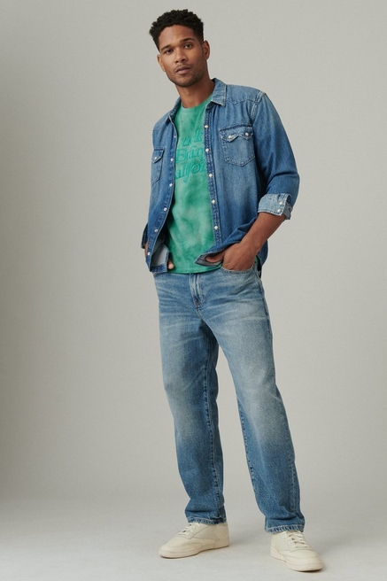 Save 50% Amiri Jeans In Denim in Black Mens Clothing Jeans Straight-leg jeans for Men Blue 