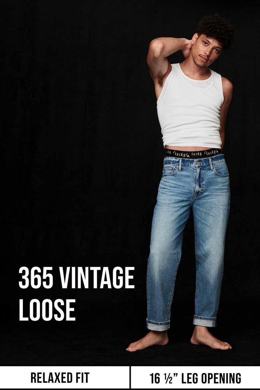 Lucky Brand Mens Vintage Loose Short : : Clothing, Shoes &  Accessories