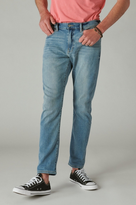Lucky Brand Men's 410 Athletic Slim Coolmax Stretch Jean, McArthur, 34W x  32L at  Men's Clothing store