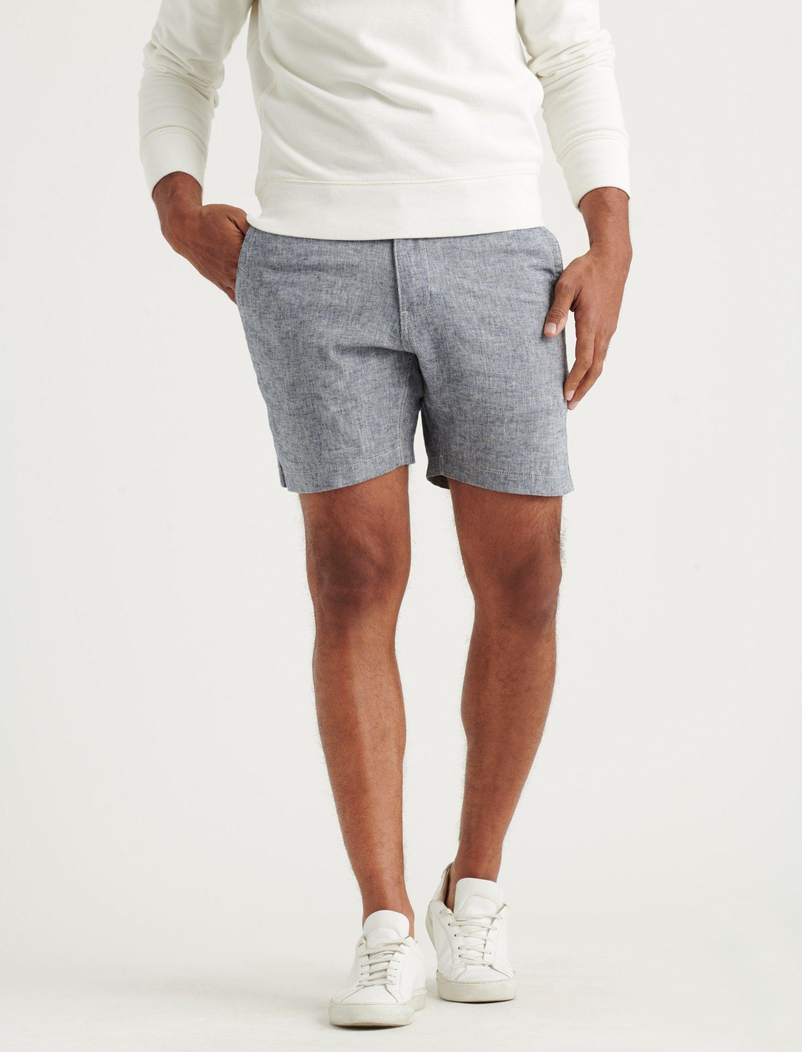 Lucky Brand Laguna Linen Flat Front Shorts, Shorts