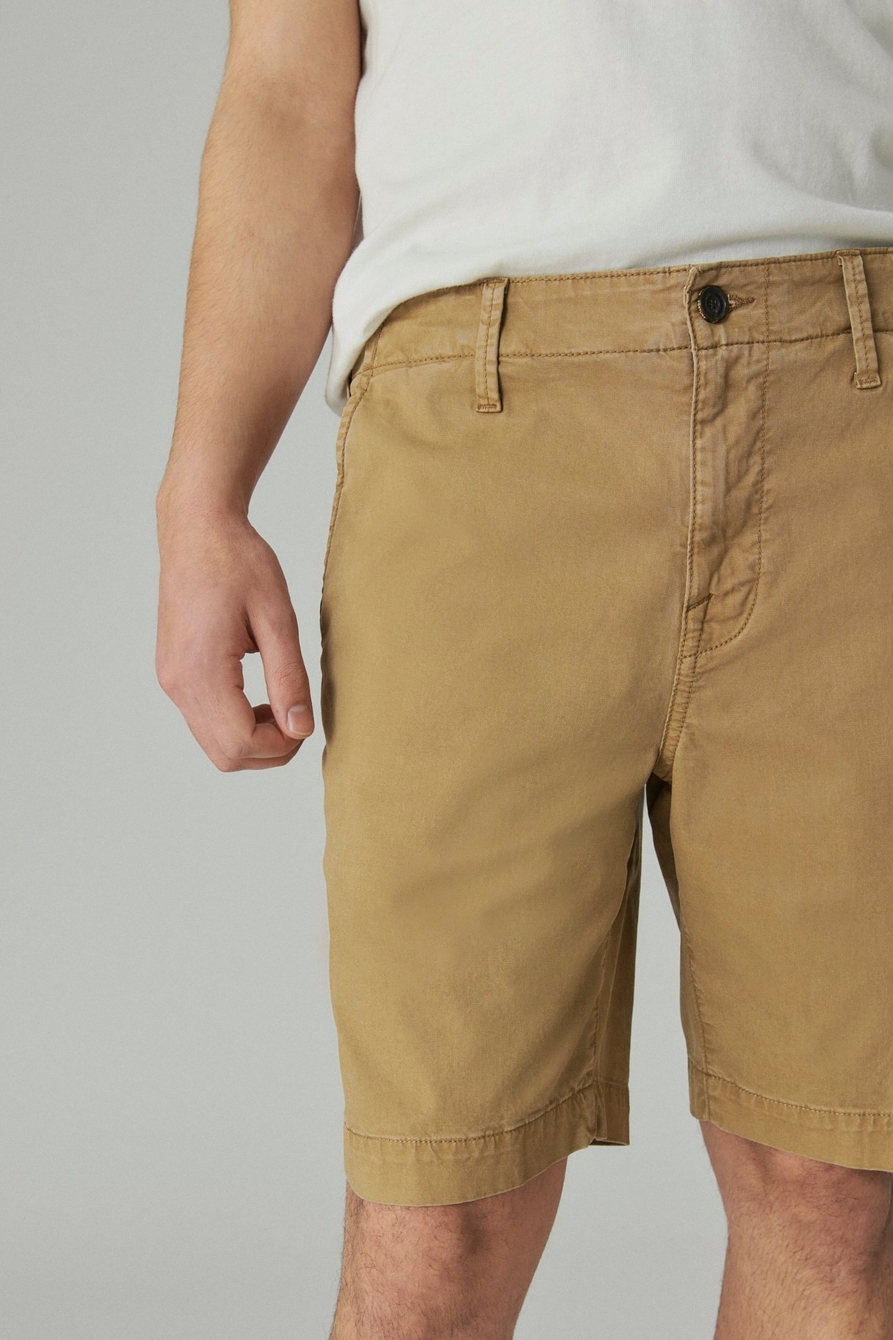 9" STRETCH TWILL FLAT FRONT SHORT, image 6