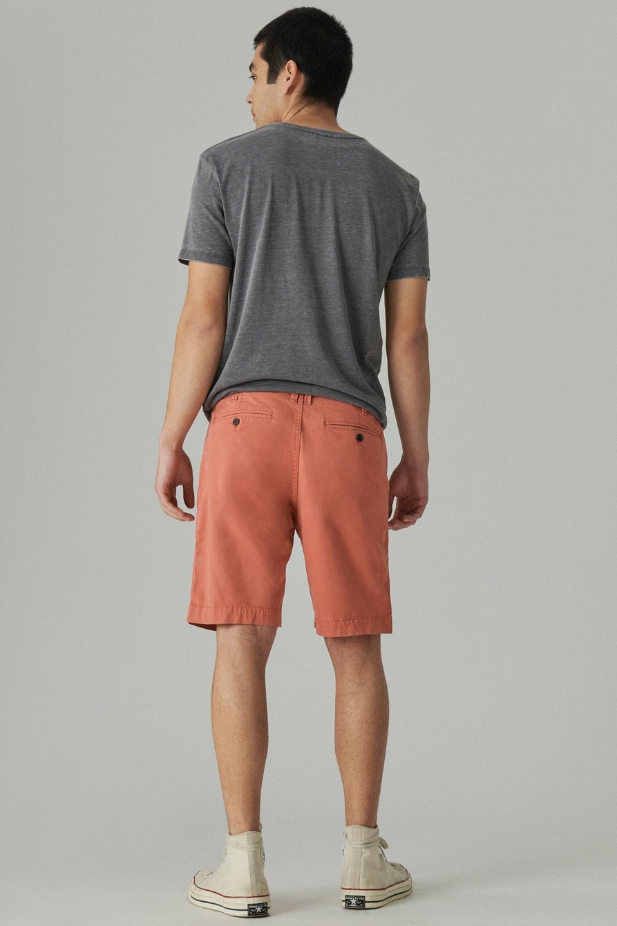 9" STRETCH TWILL FLAT FRONT SHORT, image 3