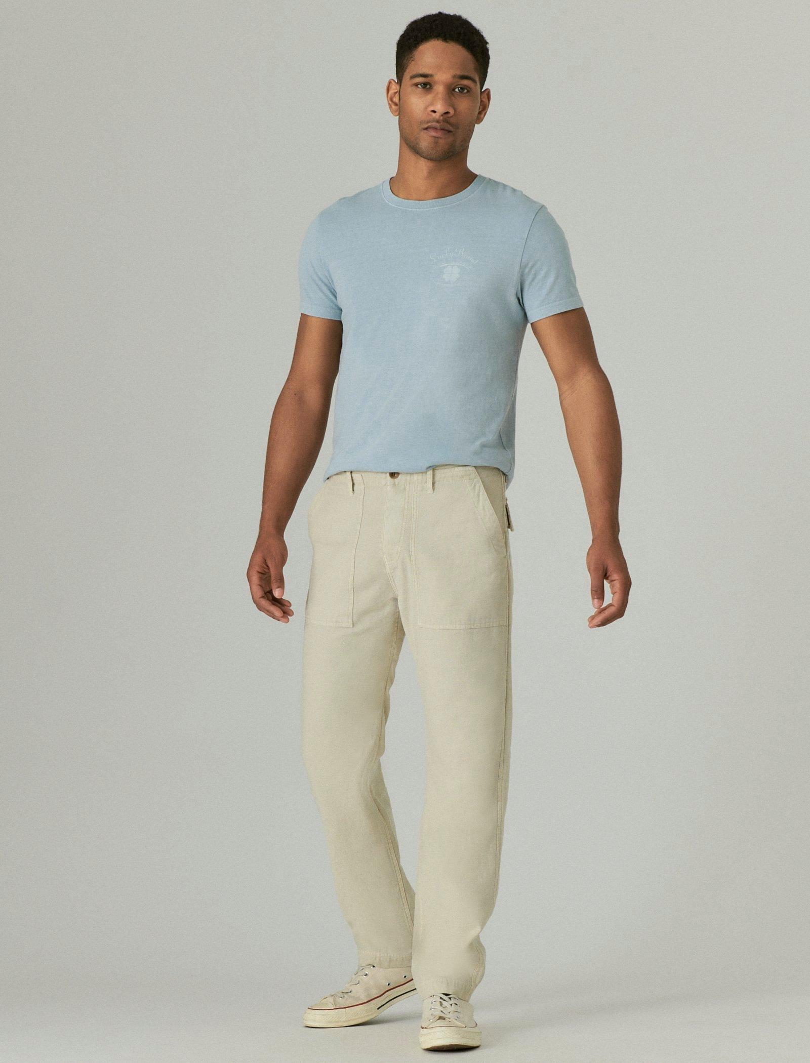 lucky brand men's khaki pants