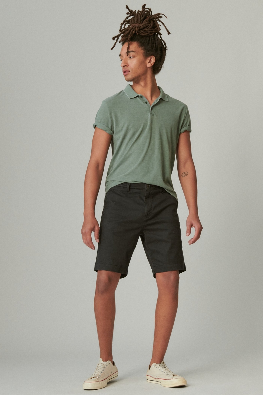 9" STRETCH TWILL FLAT FRONT SHORT, image 5