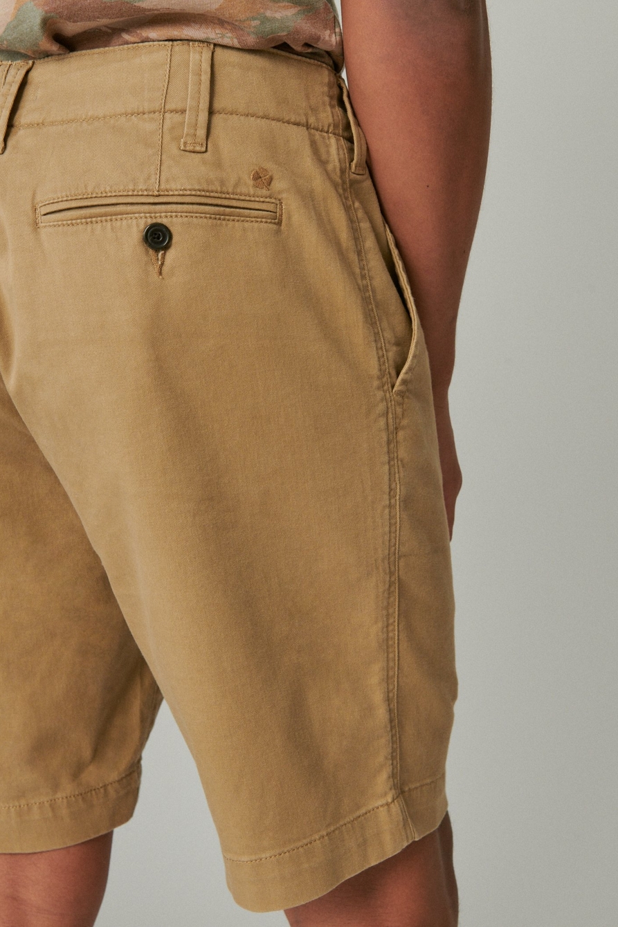 9" STRETCH TWILL FLAT FRONT SHORT, image 4