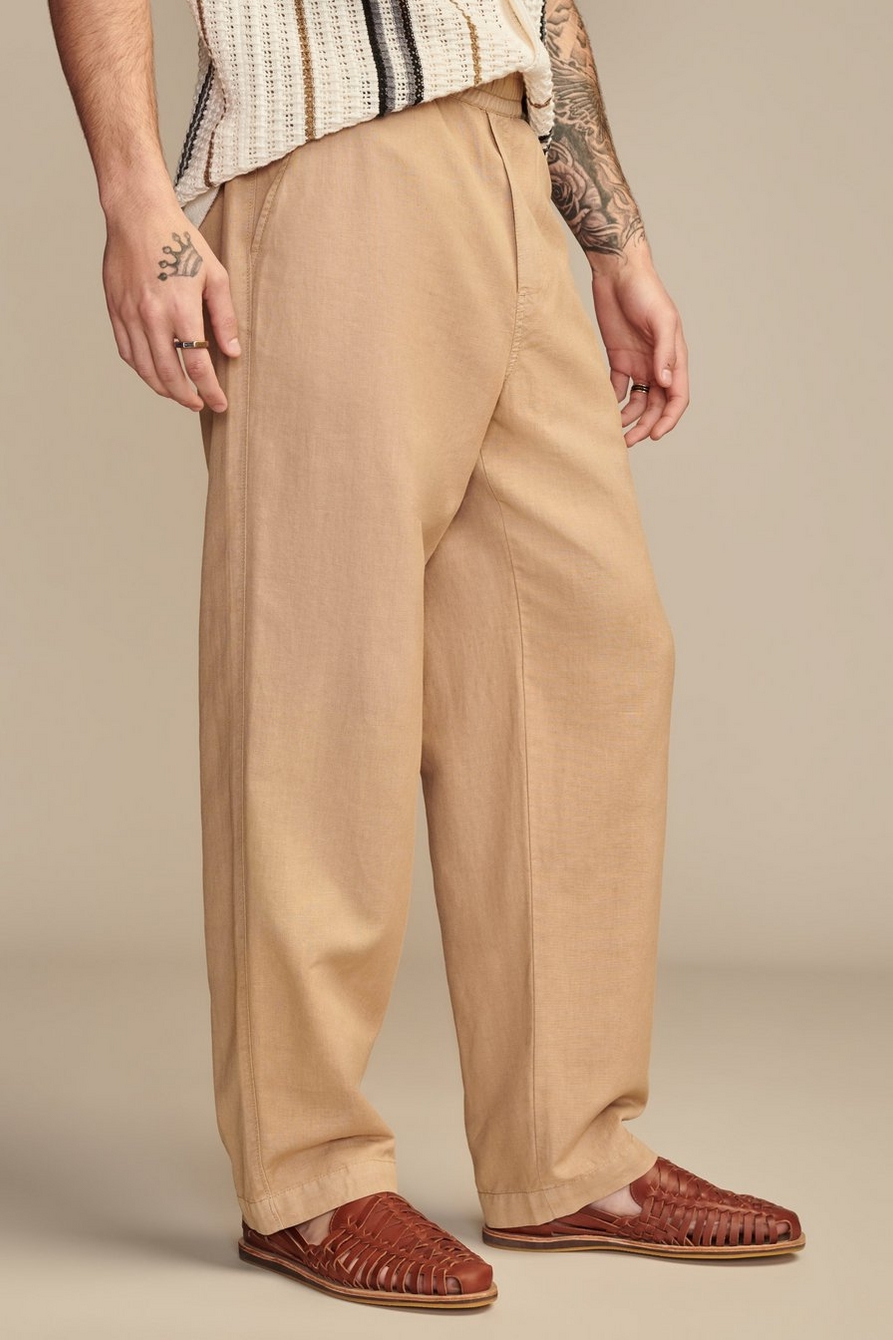LINEN PULL ON PANT, image 3