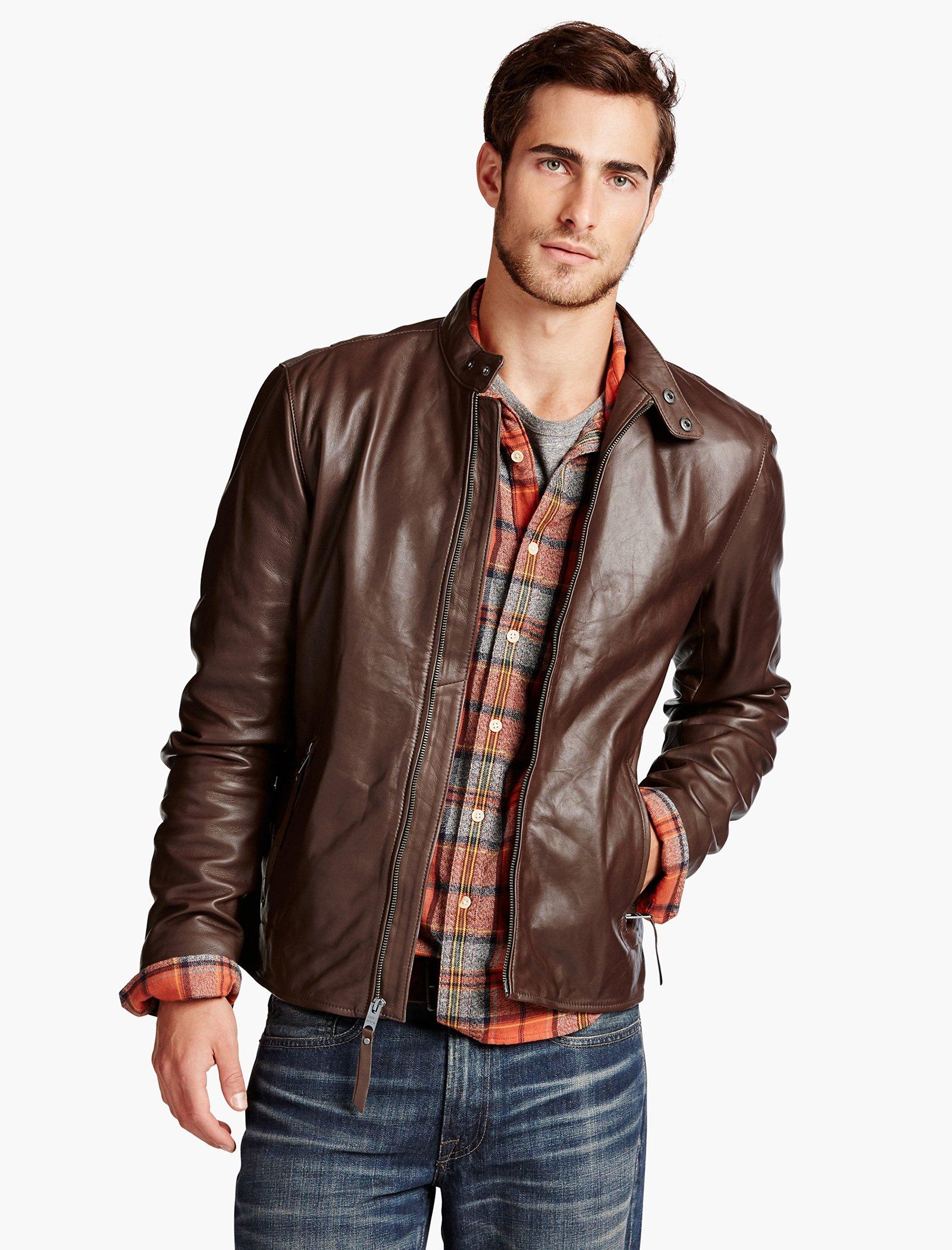 Clean Bonneville Leather Jacket | Lucky Brand