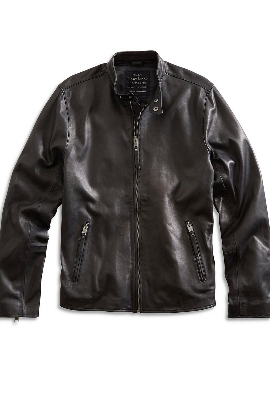 CLEAN BONNEVILLE LEATHER JACKET | Lucky Brand