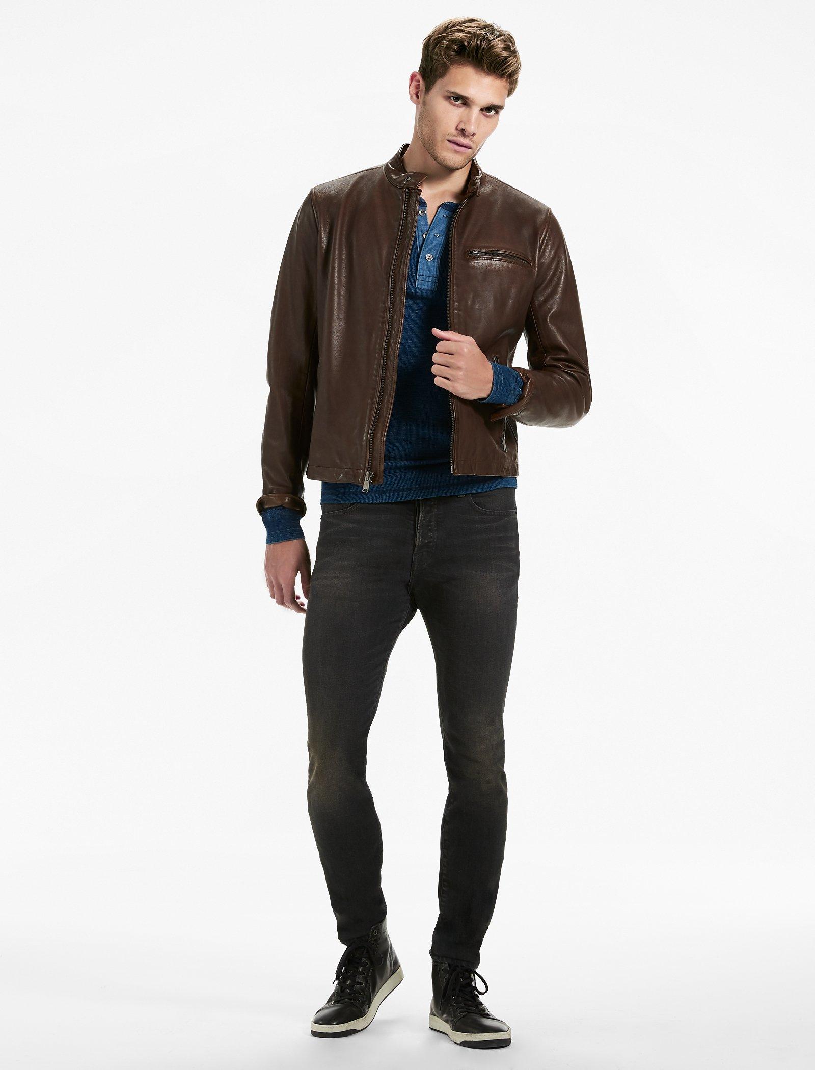Bonneville Leather Jacket | Lucky Brand