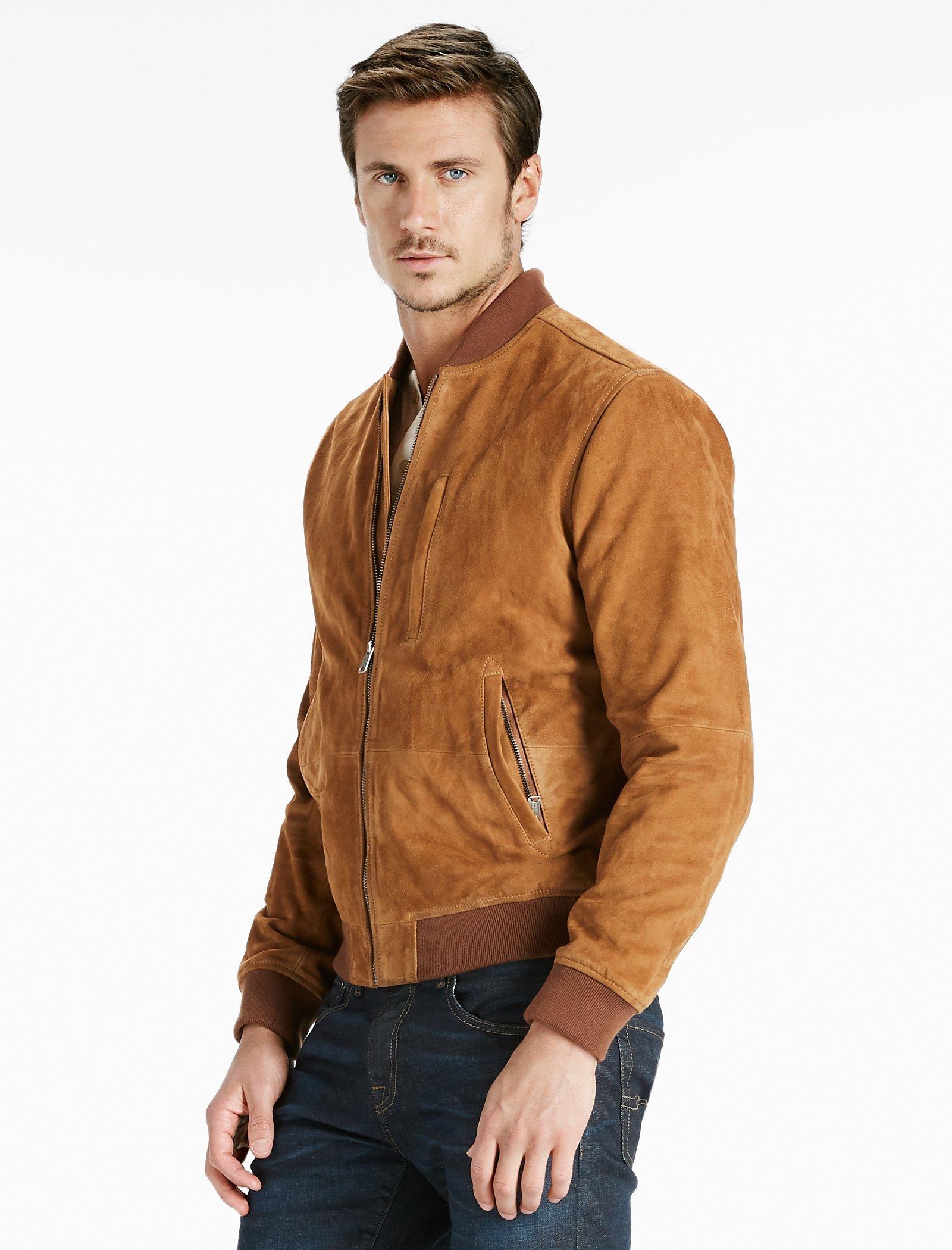 Suede Bomber Jacket | Lucky Brand
