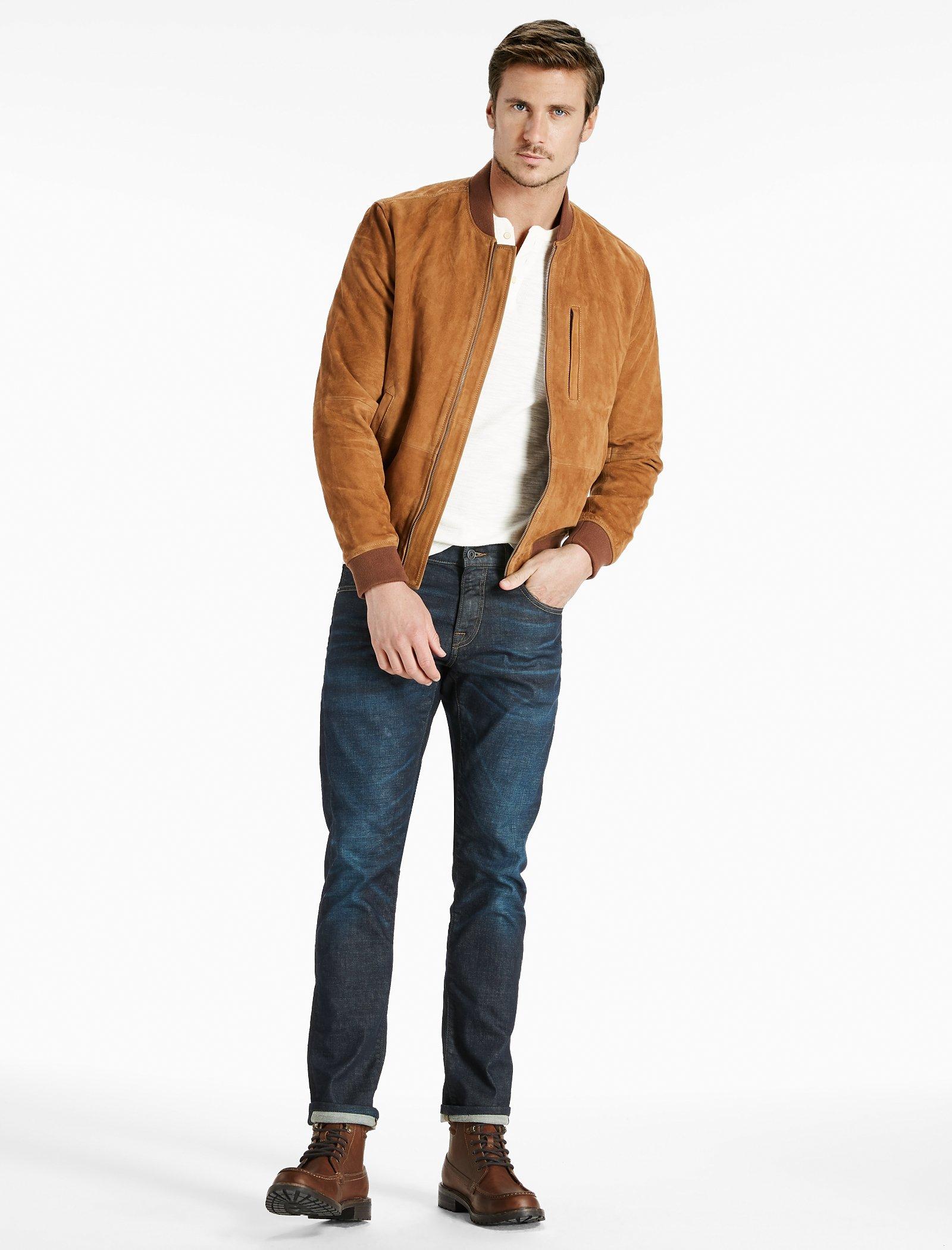 Suede Bomber Jacket | Lucky Brand
