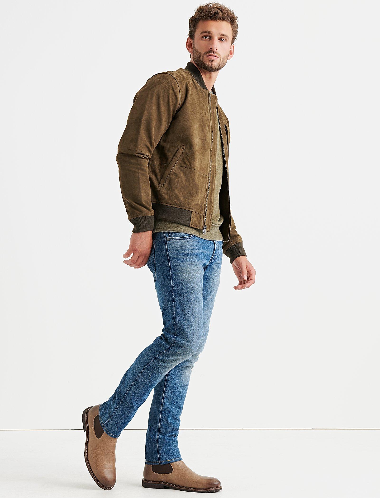 SUEDE BOMBER JACKET Lucky Brand