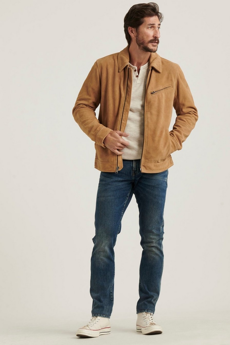 SUEDE RIDING JACKET | Lucky Brand