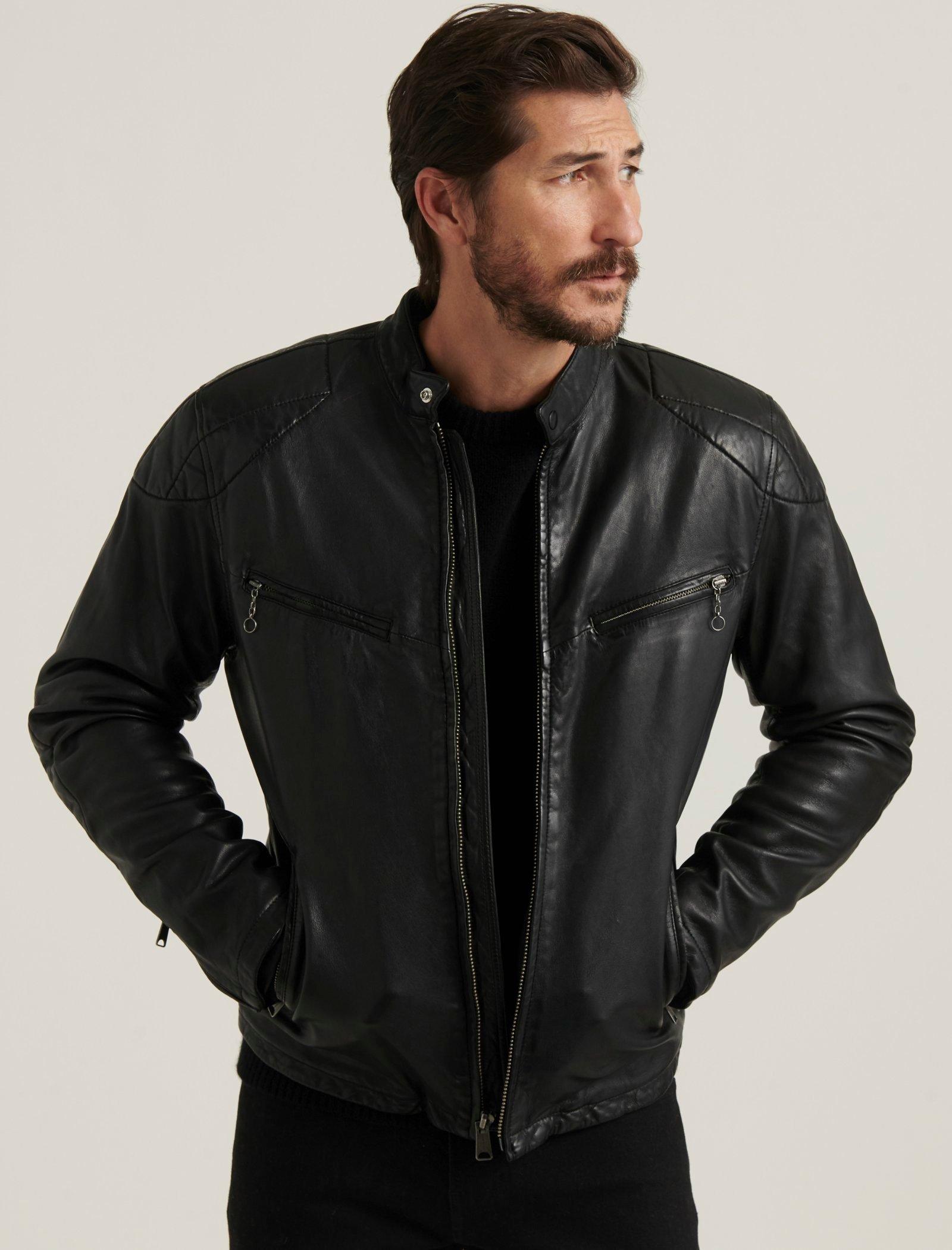 leather jacket lucky brand