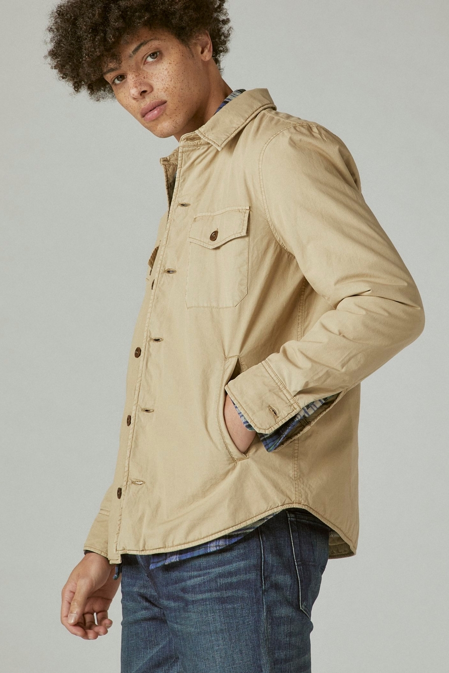 QUILTED LINED SHIRT JACKET, image 3