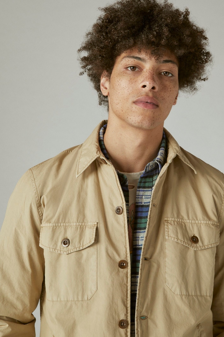 QUILTED LINED SHIRT JACKET, image 5
