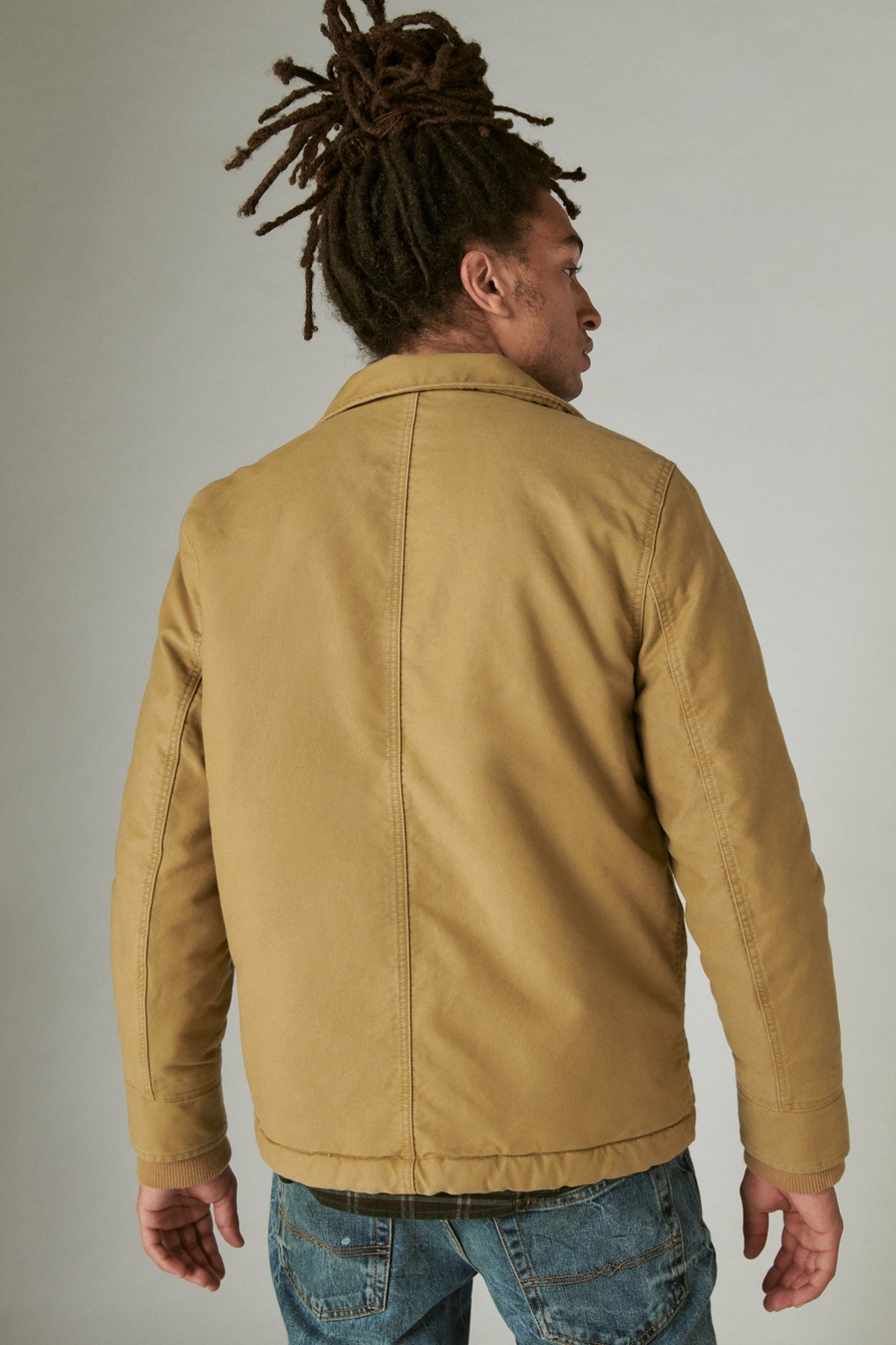 FAUX SHEARLING LINED DECK JACKET, image 3