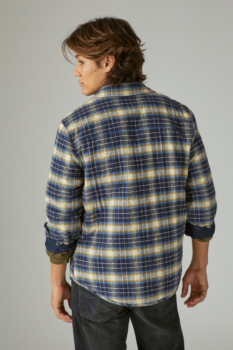 QUILTED FLANNEL SHIRT JACKET