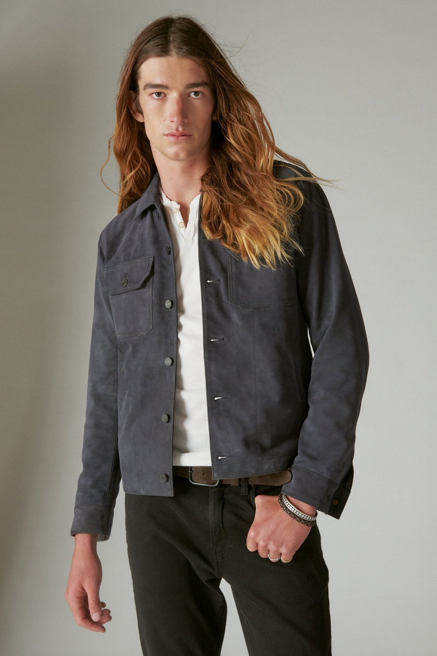 Lucky Brand Suede Jean Jackets for Women
