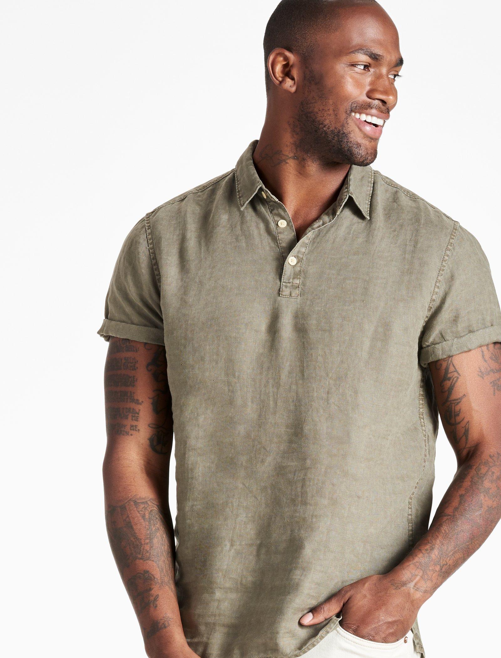 linen polo