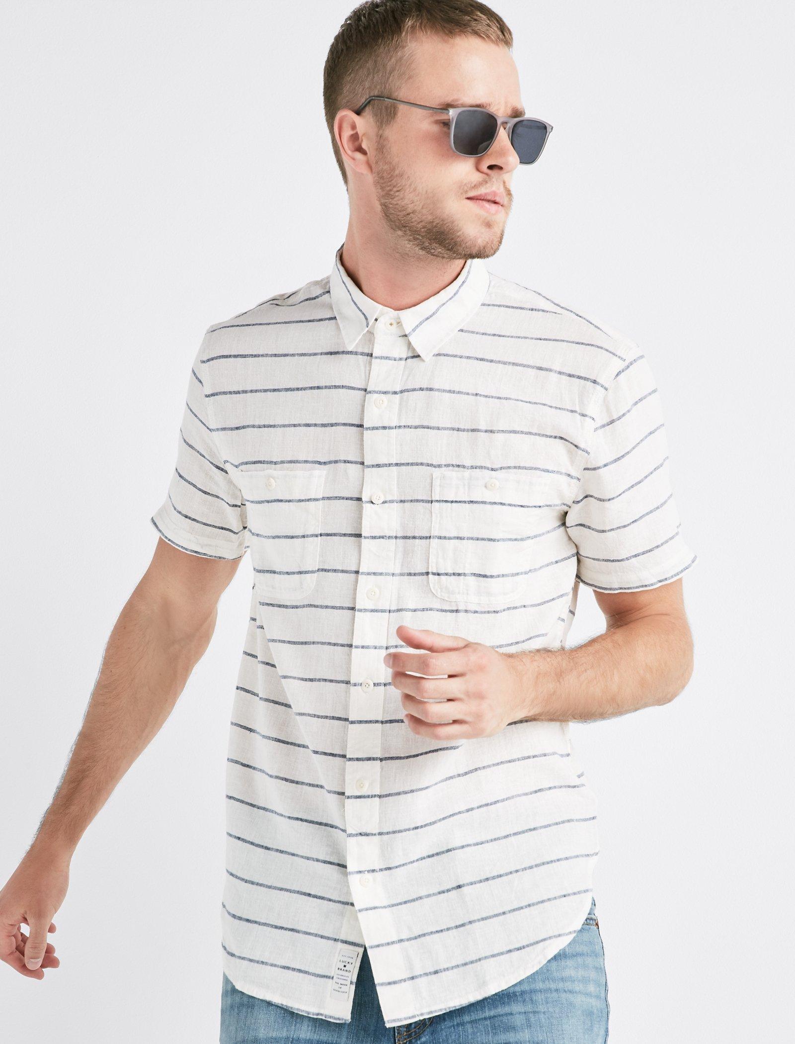 Classic Stripe Mason Workwear Shirt | Lucky Brand