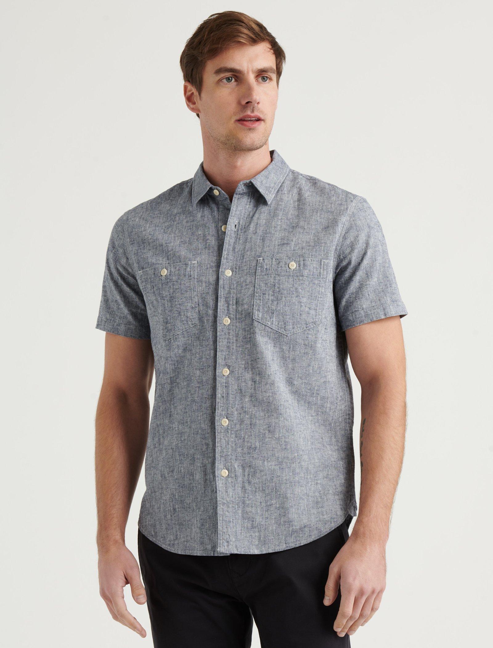 Linen Short Sleeve Jaybird Shirt | Lucky Brand