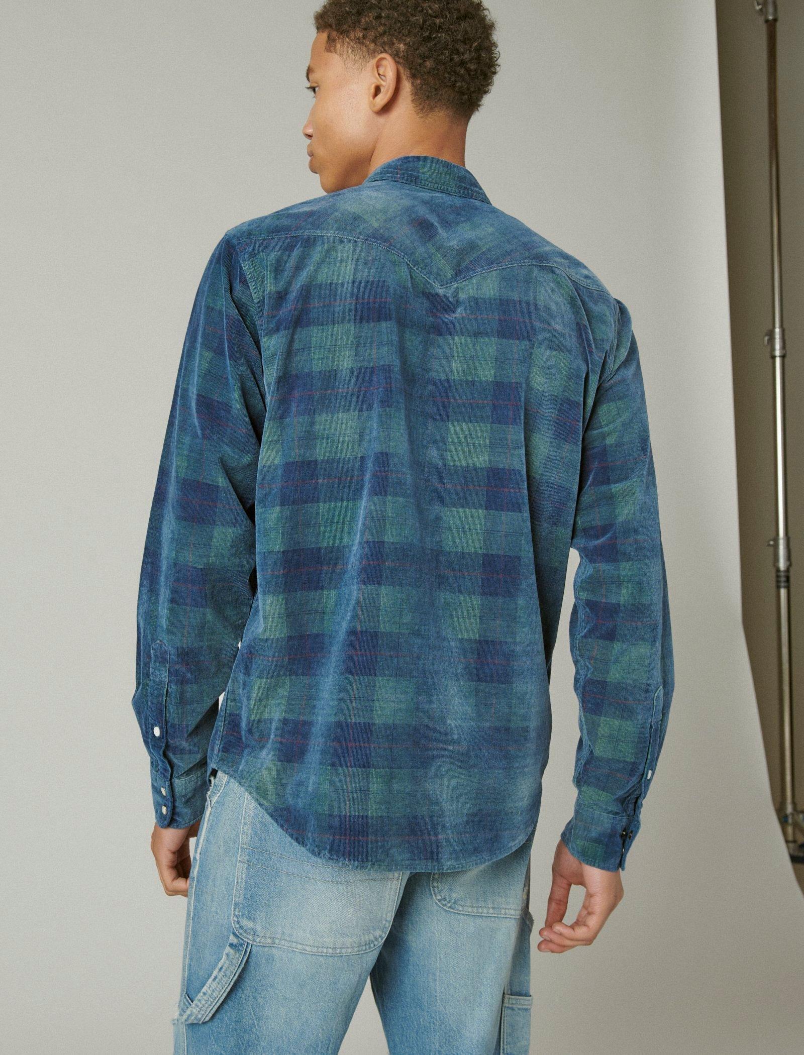 washed corduroy shirt