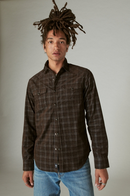 Lucky Brand California Fit Flannel Shirt Plaid