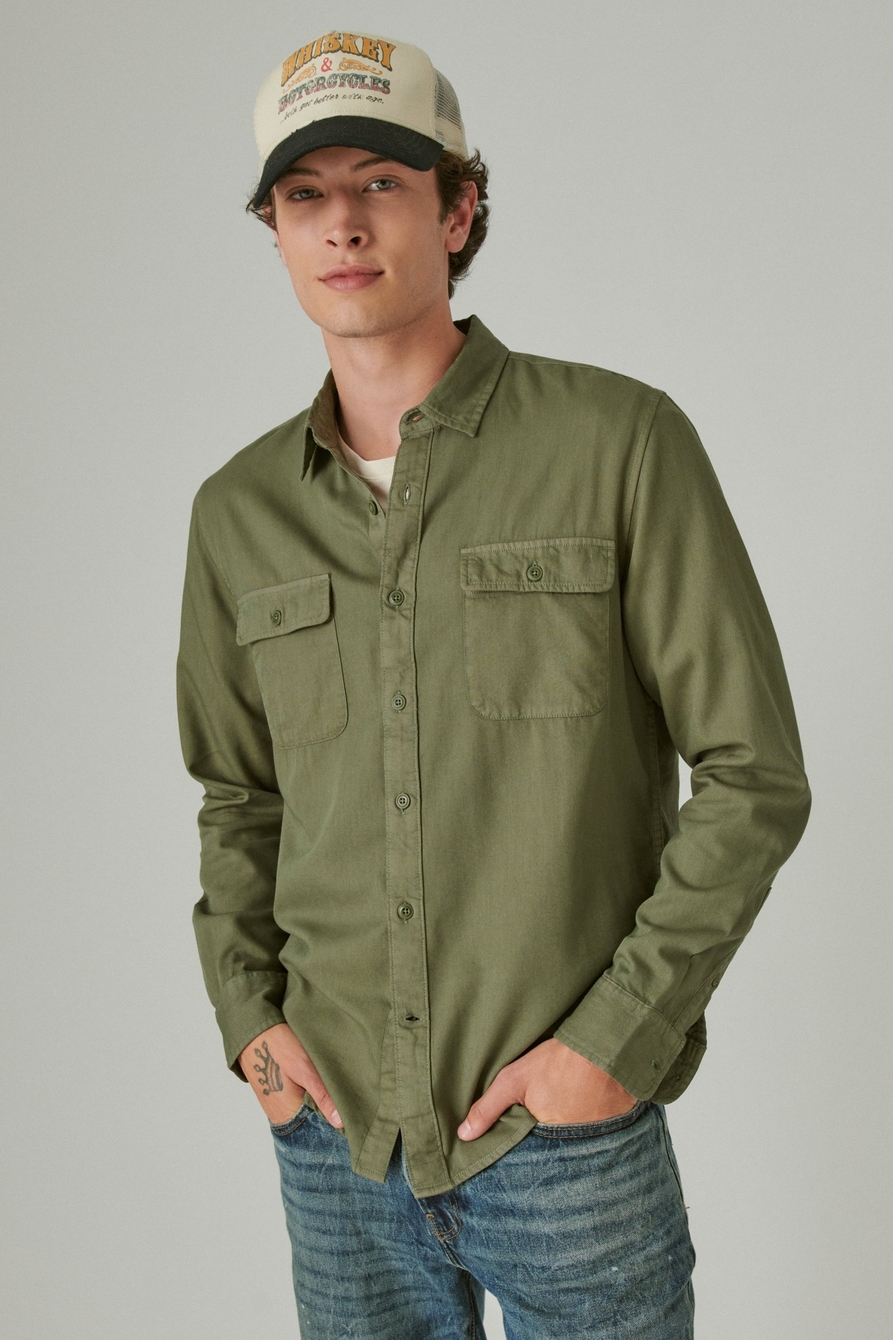 Lucky Brand Long Sleeve Lived-In Workwear Shirt