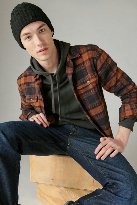 Lucky Brand Red Flannel Shirt