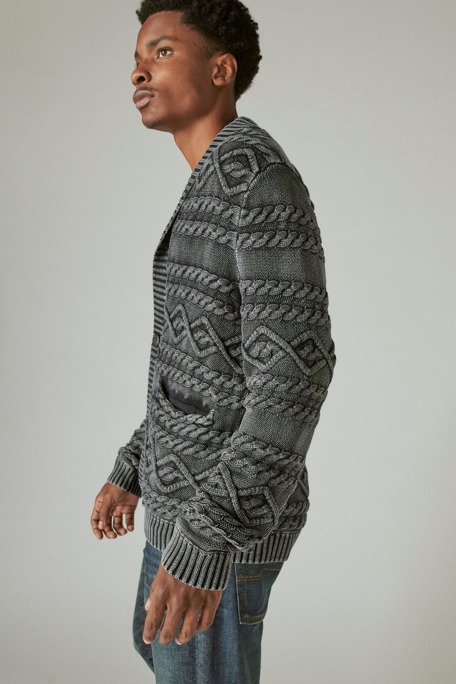 CABLE KNIT CARDIGAN, image 4