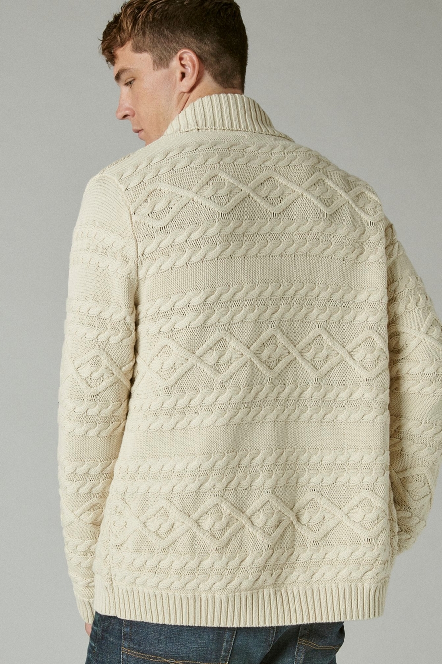 CABLE KNIT CARDIGAN, image 4