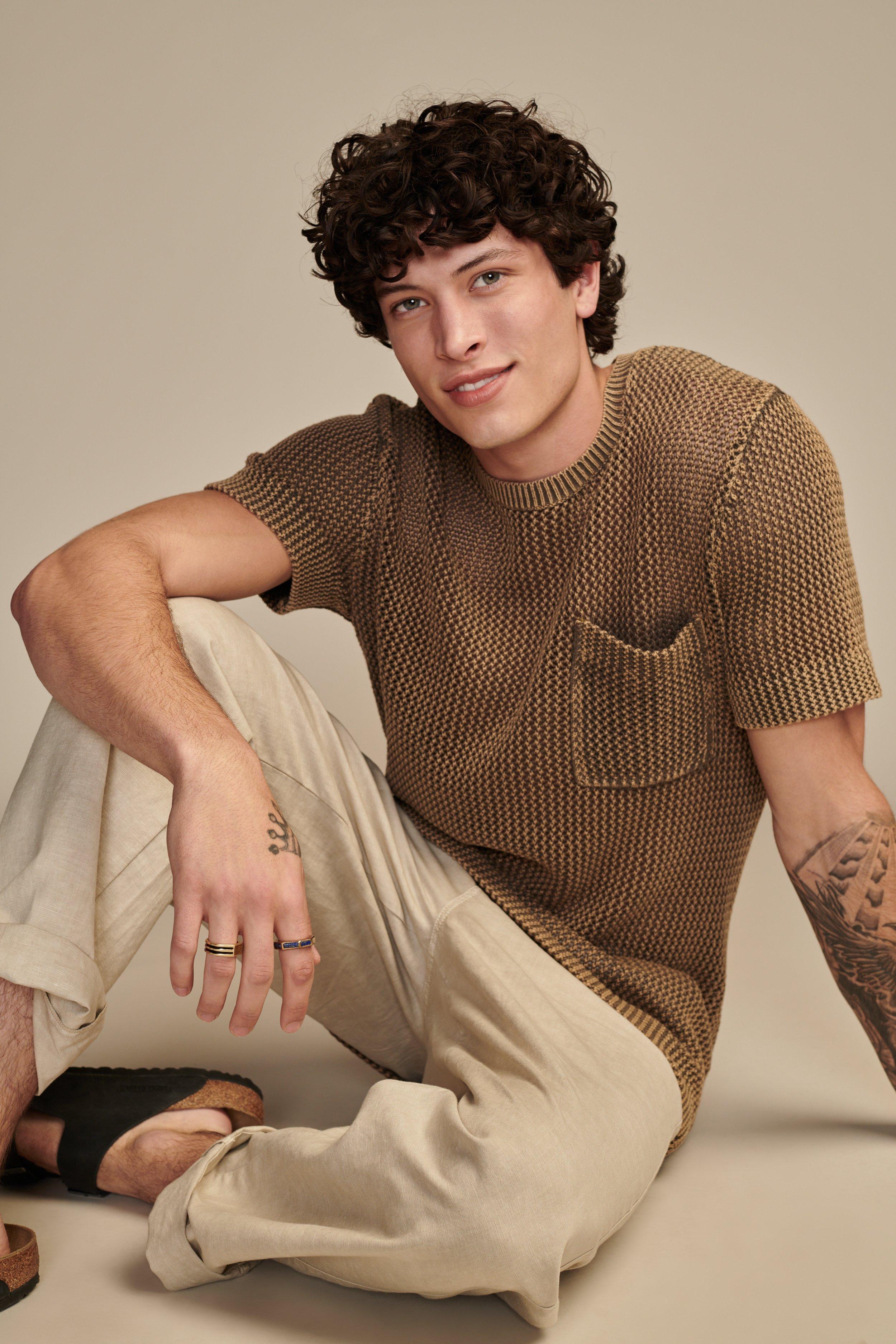 SWEATER SHORT SLEEVE SHIRT