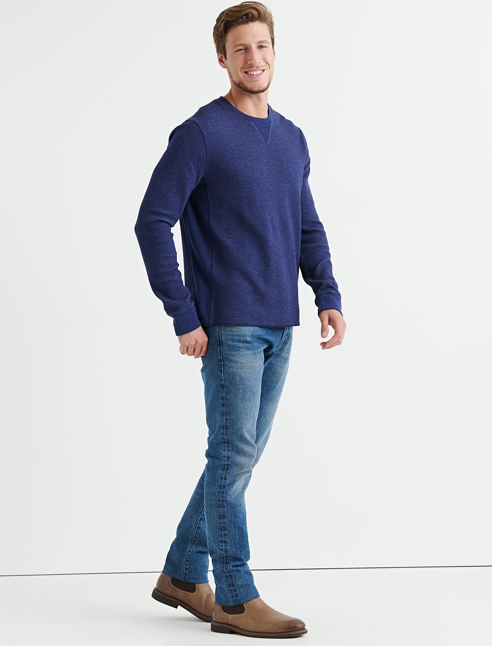 STRONG BOY FLECK THERMAL CREW | Lucky Brand